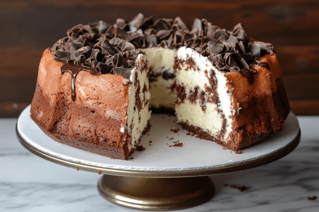 Chocolate Cream Cheese Pound Cake Gordon Ramsay Recipe with rich chocolate glaze