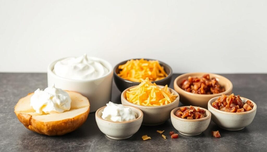 Baked Potato Skin Cups Ingredients