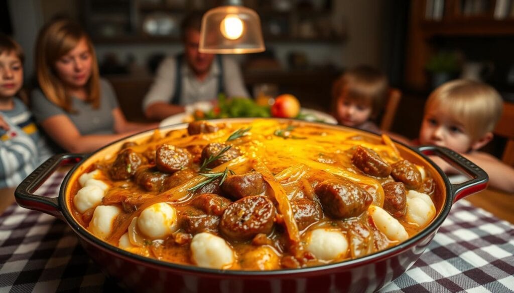 Beef Sausage Casserole Family Dinner