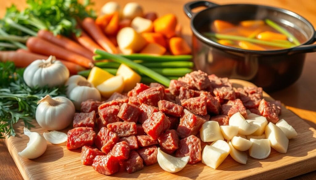 Ingredients for Hawaiian Beef Stew