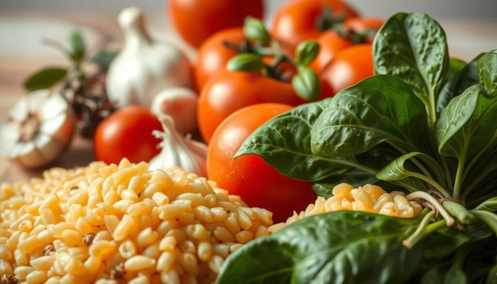 Ingredients for Tomato Orzo Soup