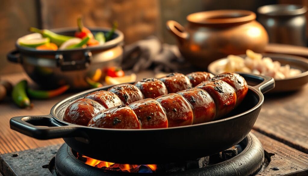 Mexican Beef Sausage Preparation